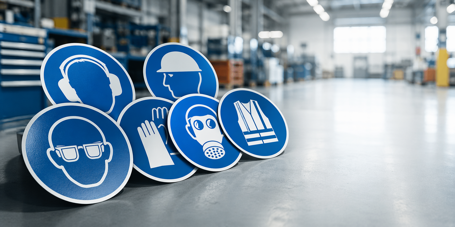Gebotszeichen-Aufkleber nach DIN EN ISO 7010 — grün-weiße Schutz-Hinweise im Überblick