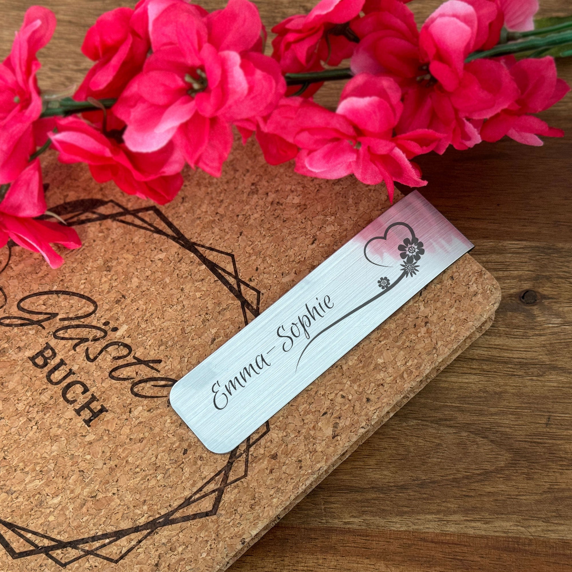 Personalisiertes Magnet-Lesezeichen mit Gravur