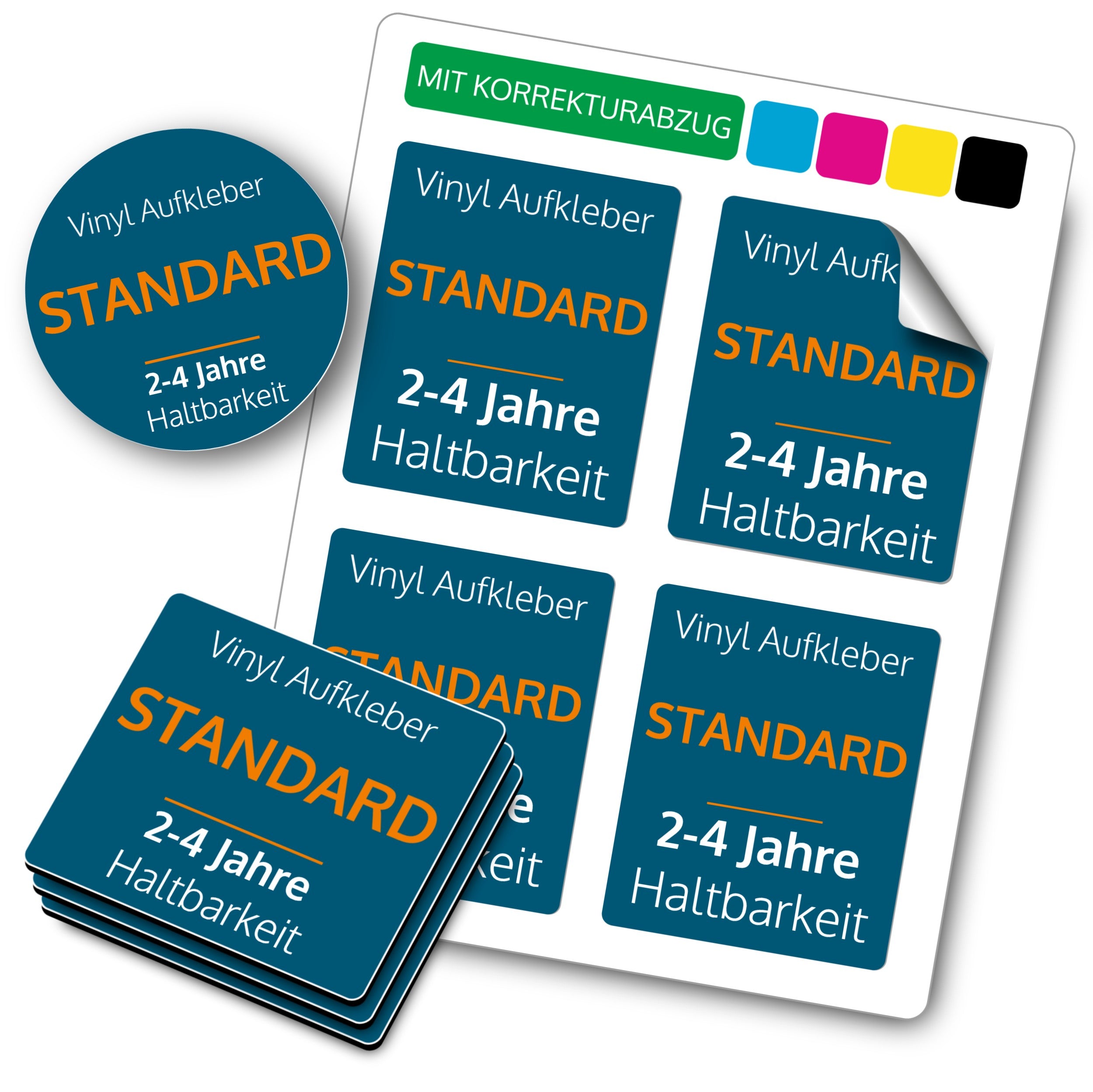 Vinyl Aufkleber von Orafol, Standard-Folie, mit klaren Designs auf glatter Oberfläche, ideal für Dekoration und Beschriftung
