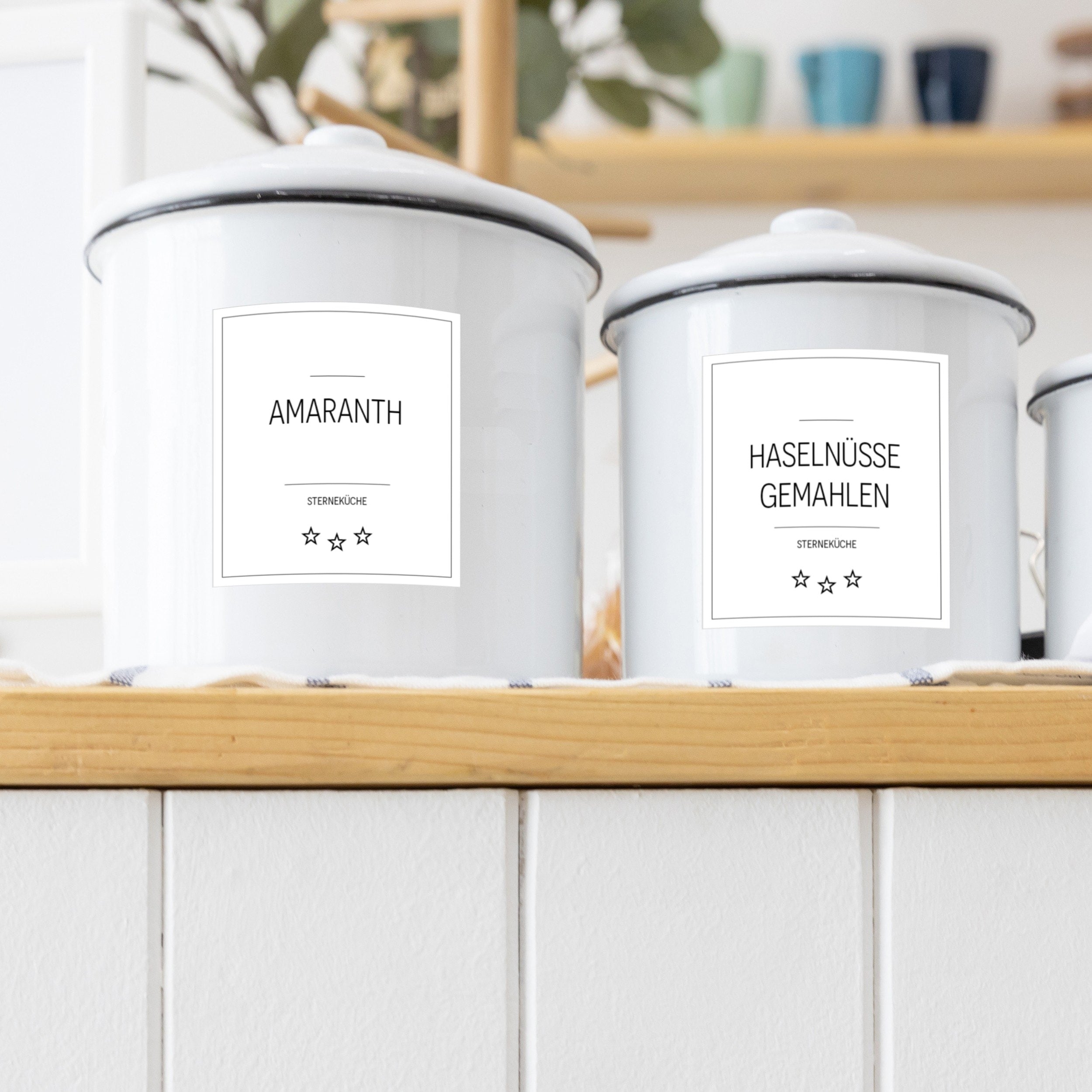 Sterneküche - Aufkleber für Profis - Etiketten für die Küche (Set mit 240 Aufklebern)