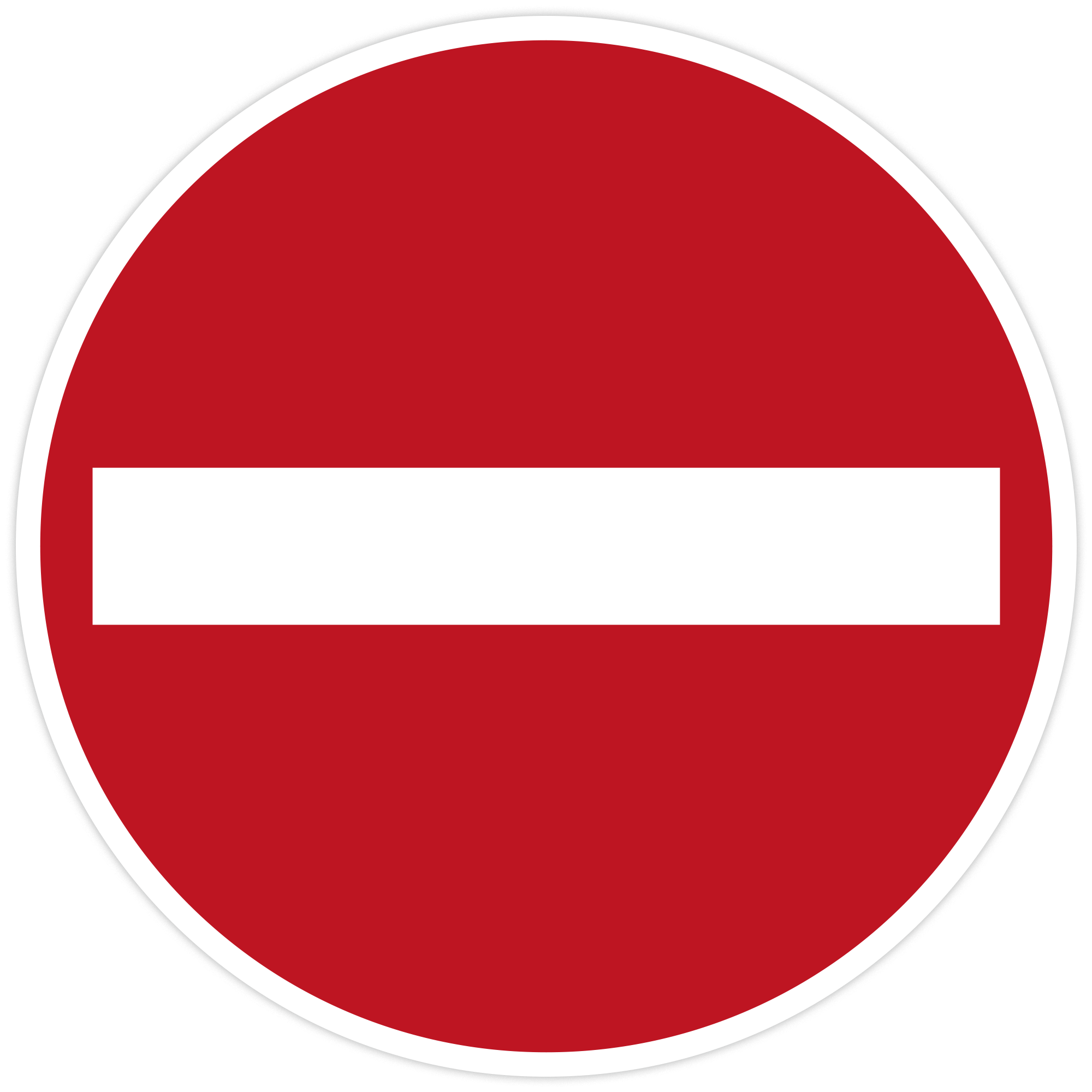 Fußbodenaufkleber - Bodenmakierung "Durchgang verboten" (300x300 mm)