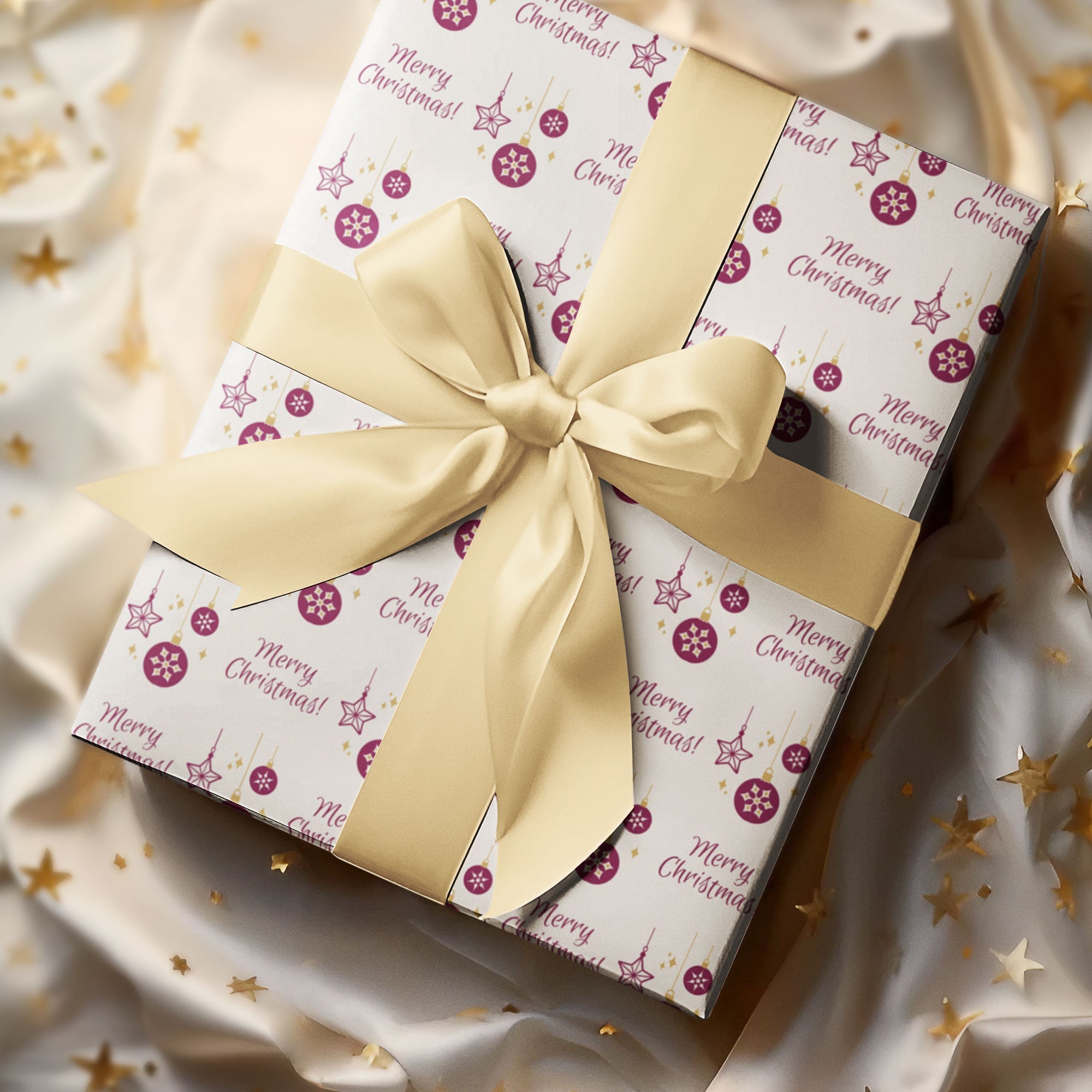 Individuell bedrucktes Geschenkpapier mit kreativem Design, ideal für personalisierte Geschenke und besondere Anlässe.