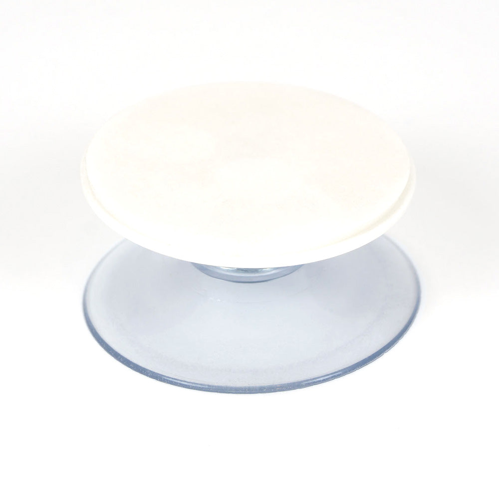 4 Stück Saugnapf transparent 40 mm Selbstklebend zur Schilderbefestigung