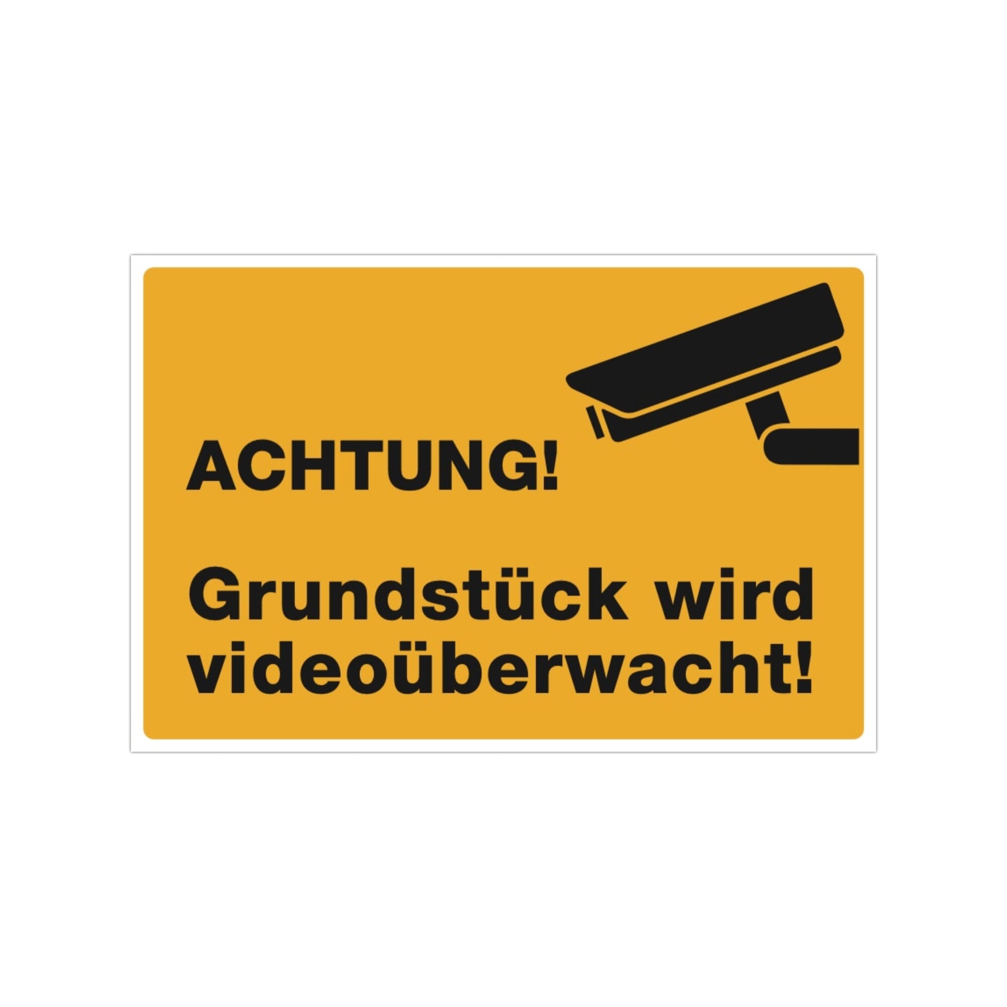 schild aufkleber hinweis video kamera aufzeichnung überwachung sicherheit sicherheitskamera datenschutz information aufnahme