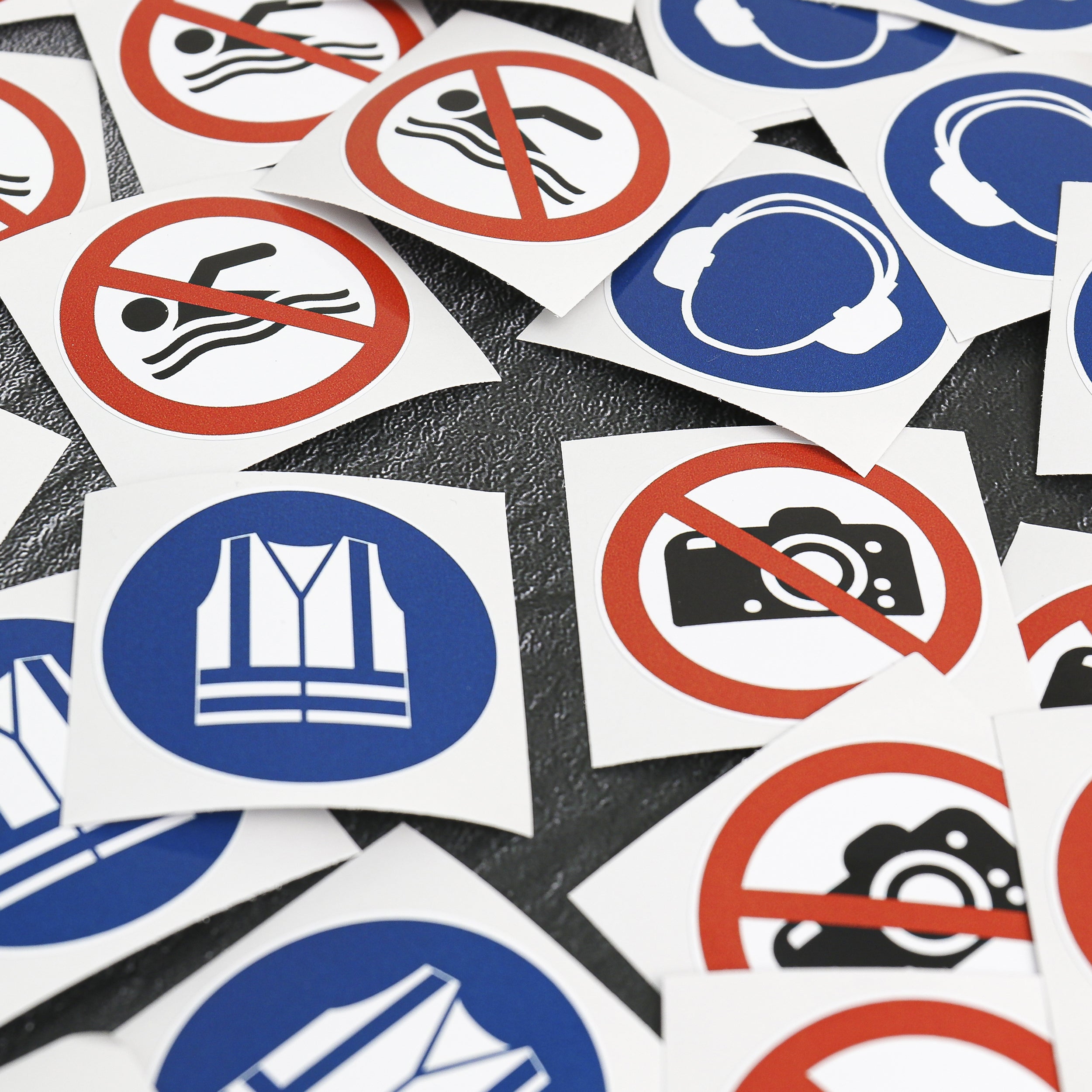 Aufkleber "Warnweste benutzen"