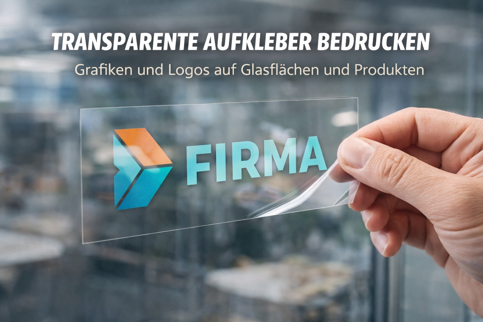 Transparente Aufkleber: Der Durchblick für Ihr Branding