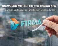 Transparente Aufkleber: Der Durchblick für Ihr Branding