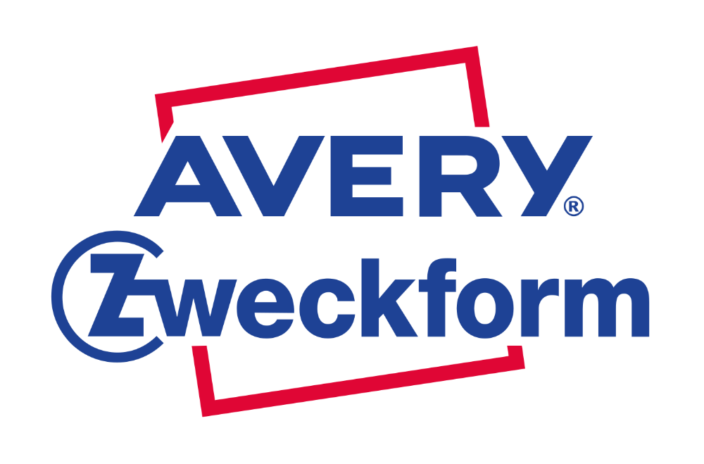 Avery Zweckform Markenlogo mit Z-Design-Schriftzug.