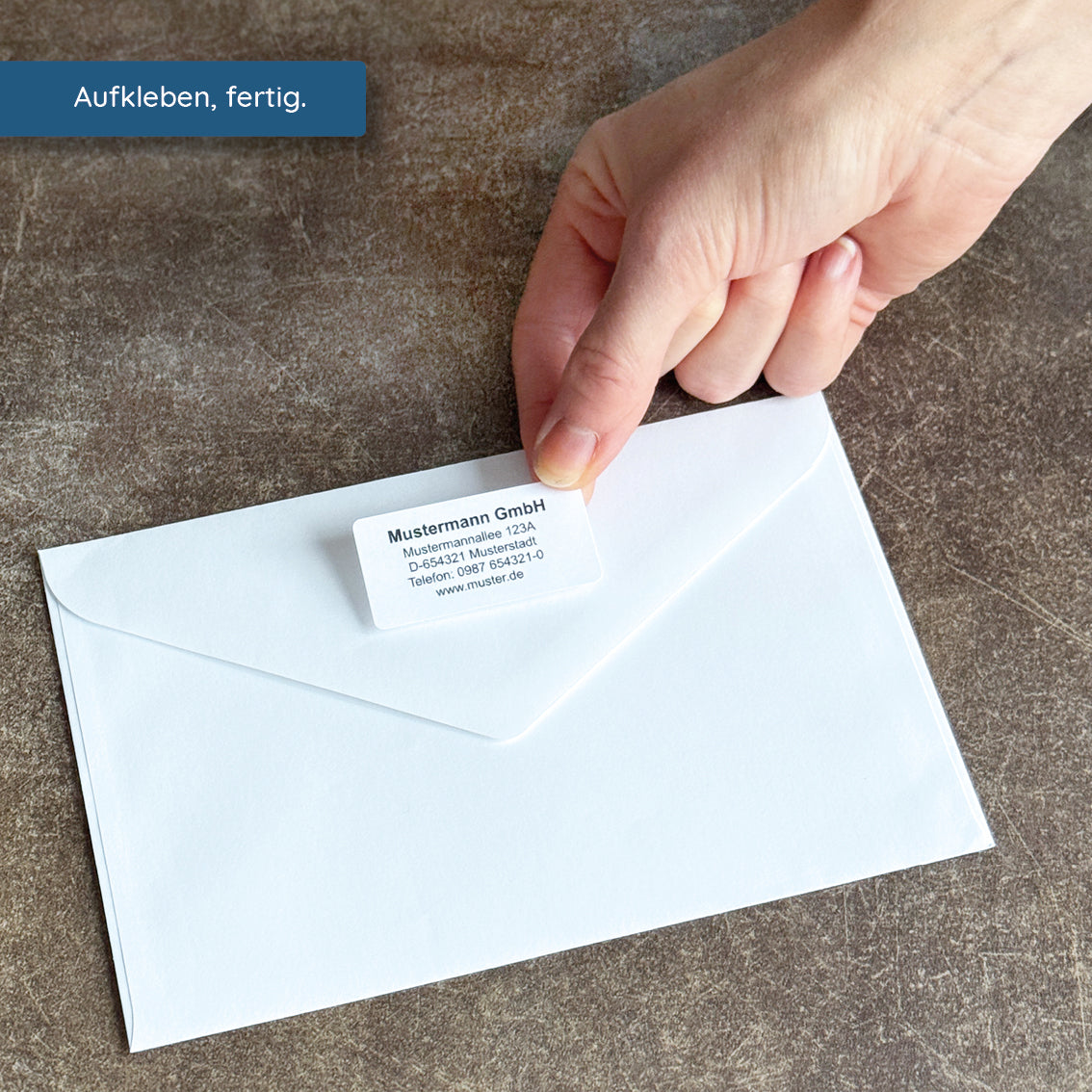 Adress-Etiketten 51x25 mm, 250 Stück, rollenförmige Etiketten aufkleberdrucker.de, für schnelle Adressierung und Organisation
