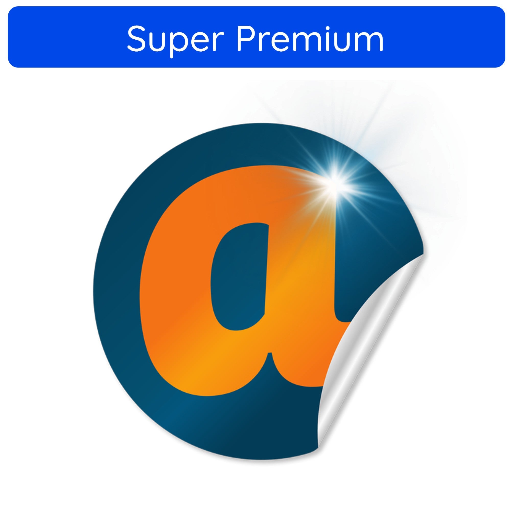 Hochleistungsfolie und Folienaufkleber von Orafol, langlebig 5-7 Jahre, in der Abbildung auf glattem Untergrund angebracht.