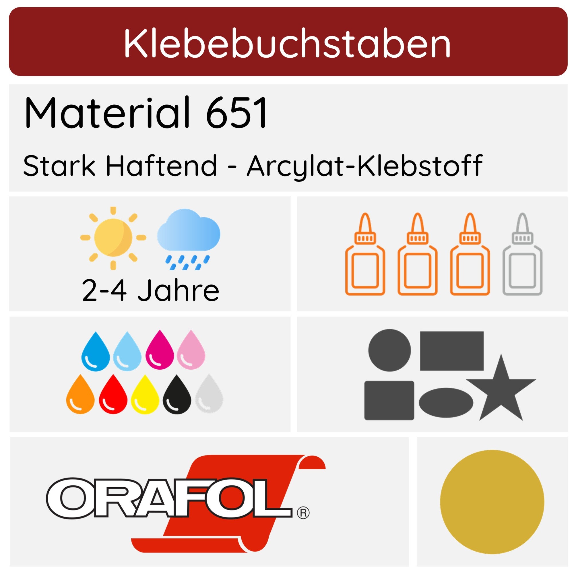 Klebebuchstaben – Klebeschrift - Schriftzug-Aufkleber - aufkleberdrucker.de