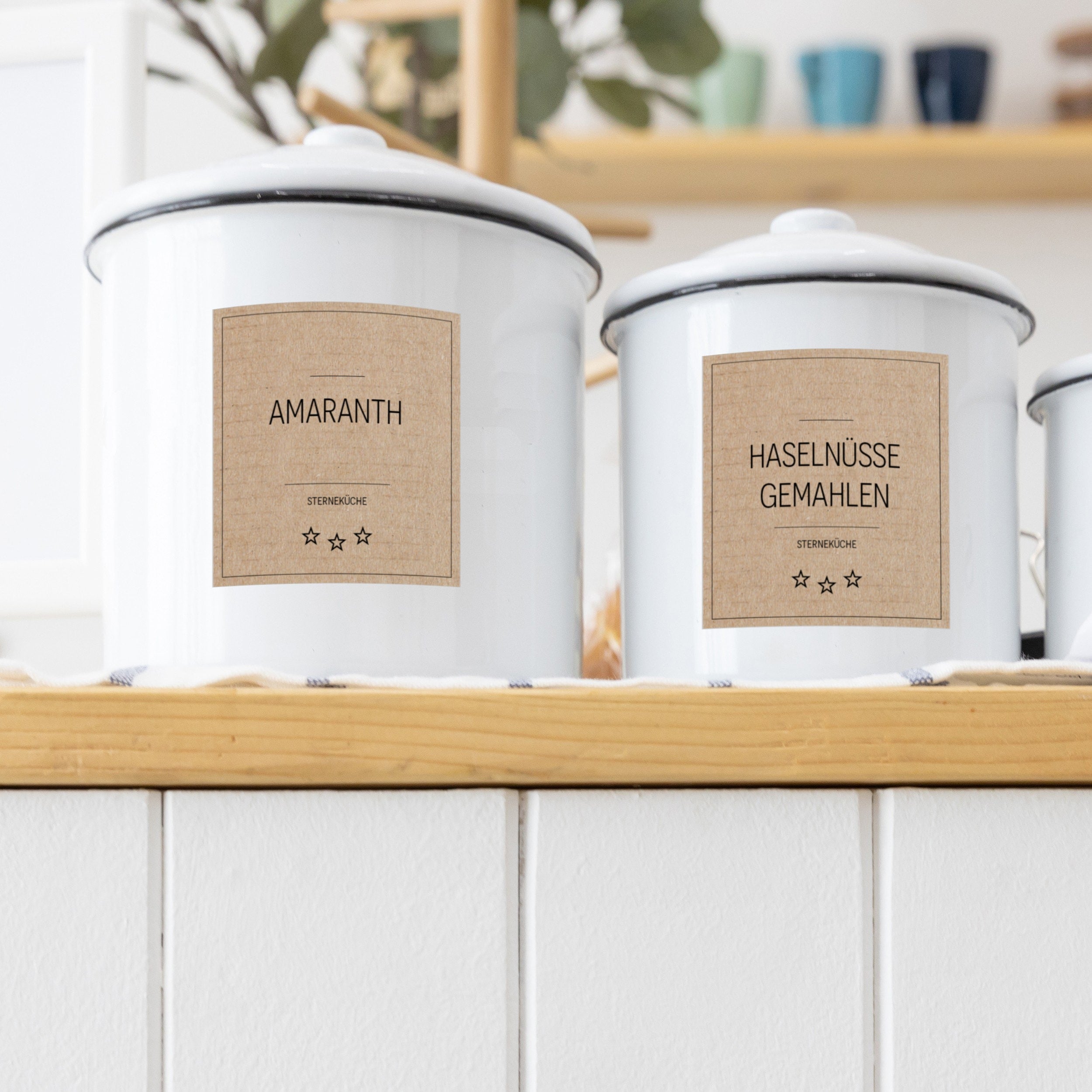 Sterneküche - Aufkleber für Profis - Etiketten für die Küche (Set mit 240 Aufklebern)