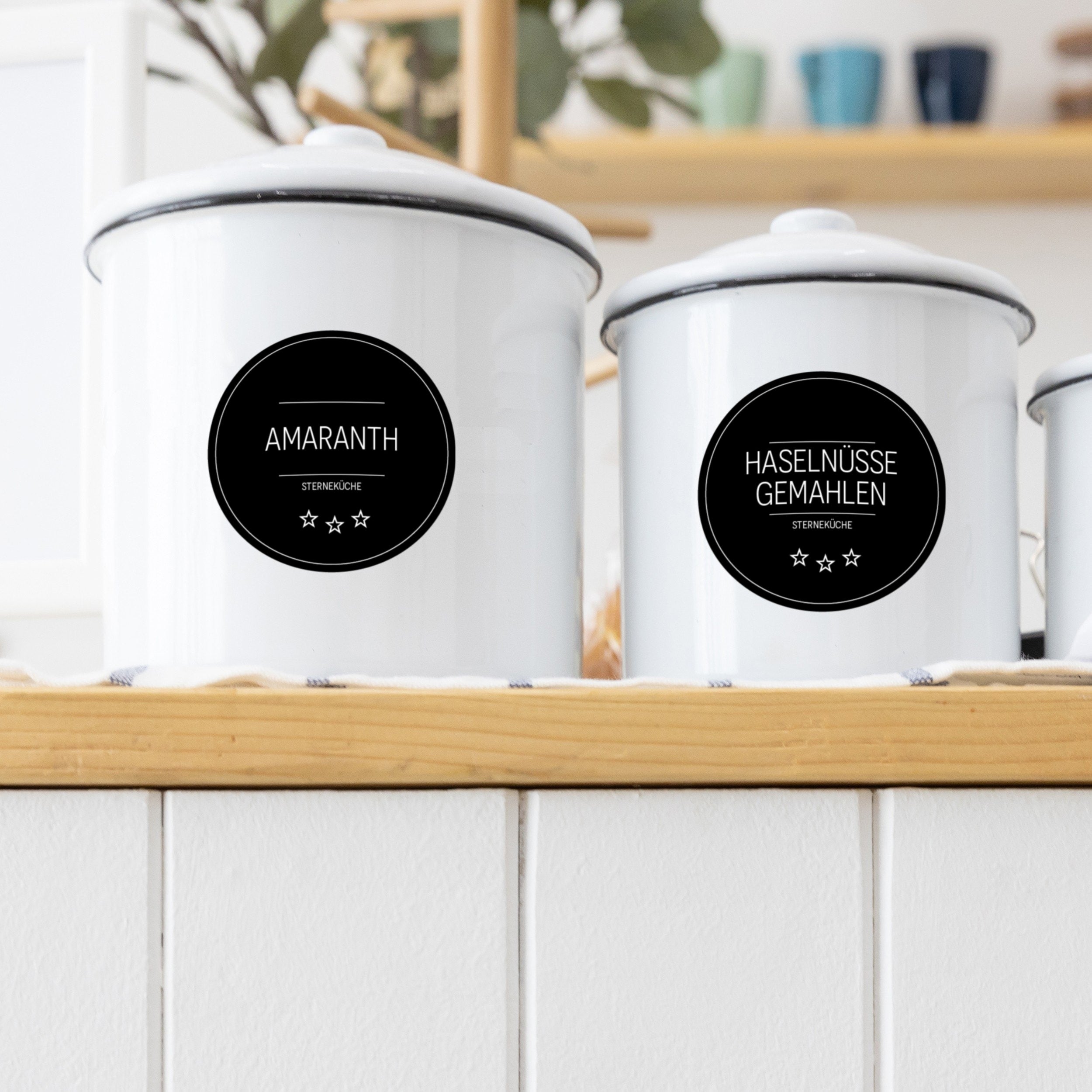 Sterneküche - Aufkleber für Profis - Etiketten für die Küche (Set mit 240 Aufklebern)