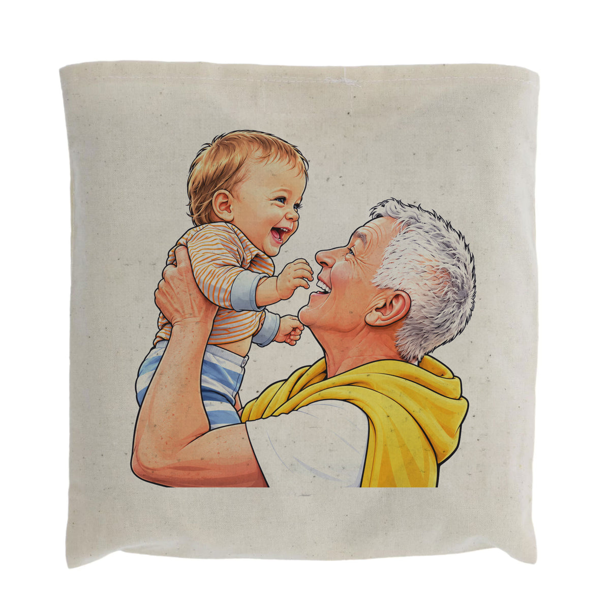 Kirschkernkissen mit individueller Karikatur und personalisiertem Design; Marke aufkleberdrucker.de